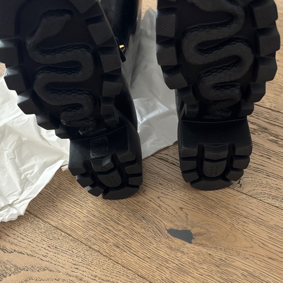 Gucci Horsebit Elegant Black Rain Boots - Picture 6 of 12
